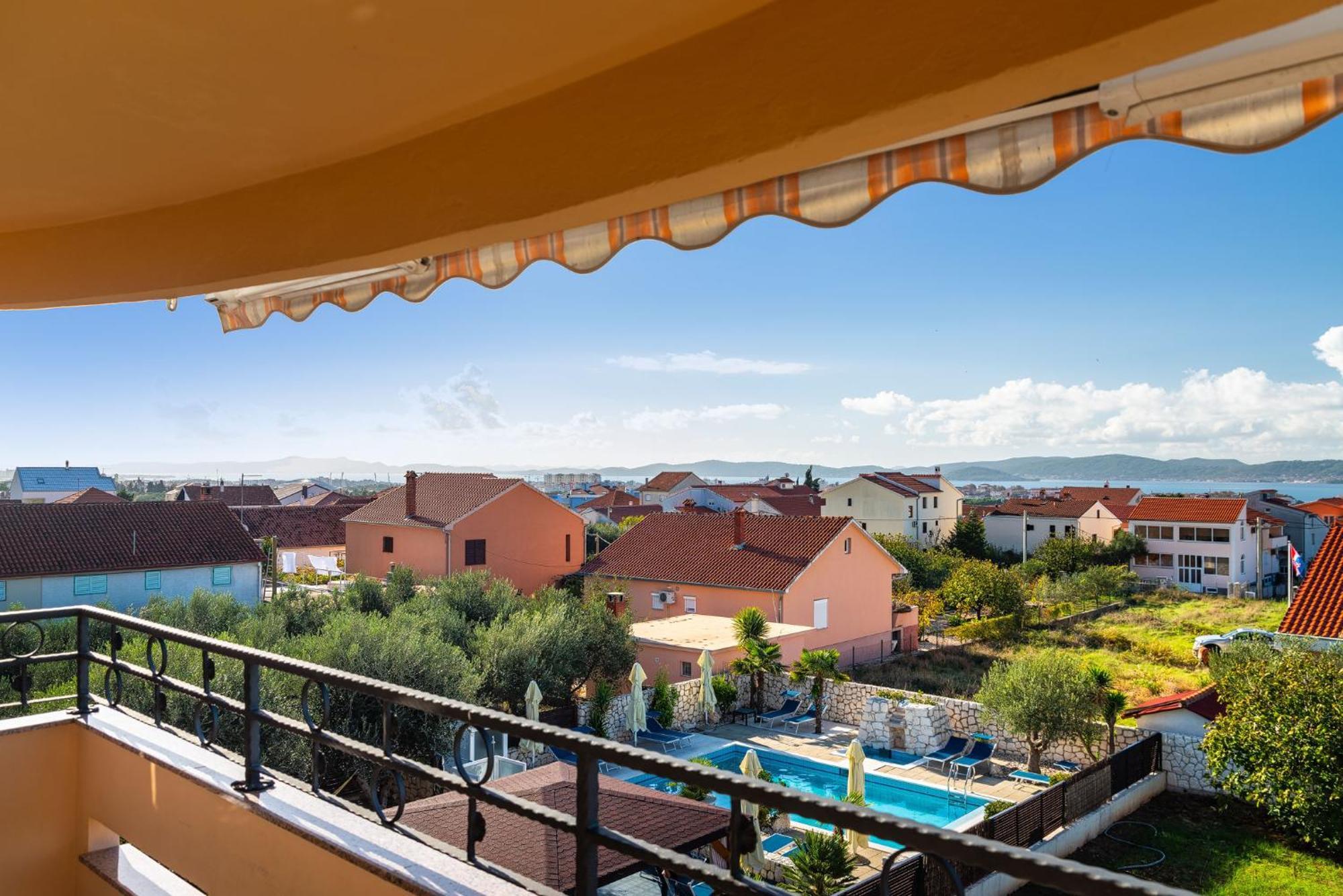 Villa Dalmatina Zadar Mit Pool Exterior foto