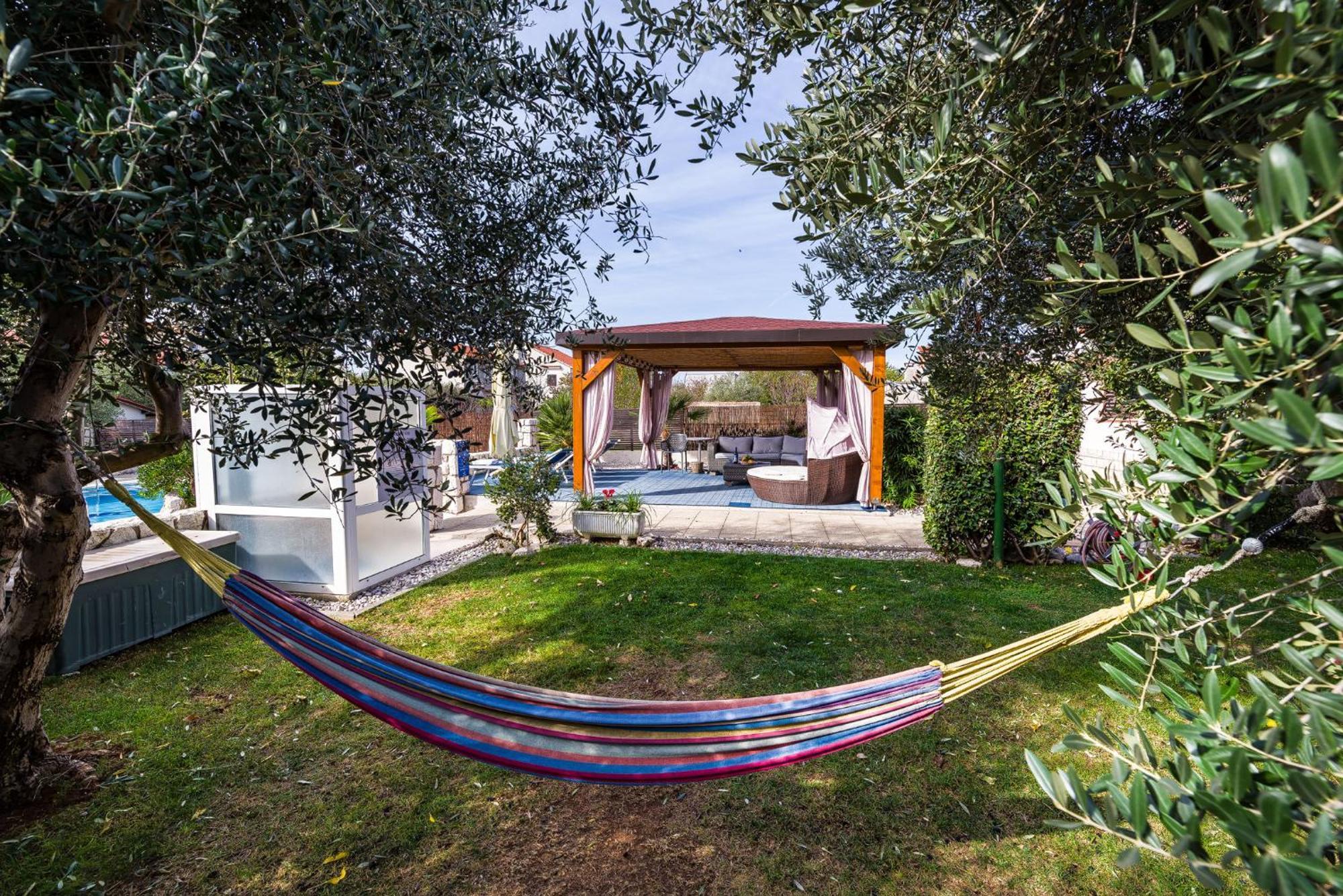 Villa Dalmatina Zadar Mit Pool Exterior foto