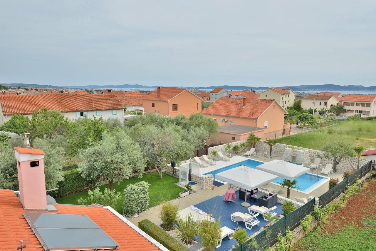 Villa Dalmatina Zadar Mit Pool Exterior foto